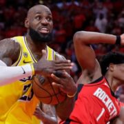 The Los Angeles Lakers now lead the Houston Rockets 3-0 in their play-offs series.