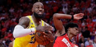 LeBron James inspires Lakers to overtime win and 3-0 lead against Rockets in NBA play-offs The Los Angeles Lakers now lead the Houston Rockets 3-0 in their play-offs series.