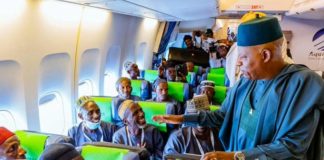 2026 Hajj: Shettima urges pilgrims to represent Nigeria with honour Vice President Kashim Shettima with the pilgrims