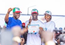 Bimbo Adekanmbi, Seyi Makinde and one other