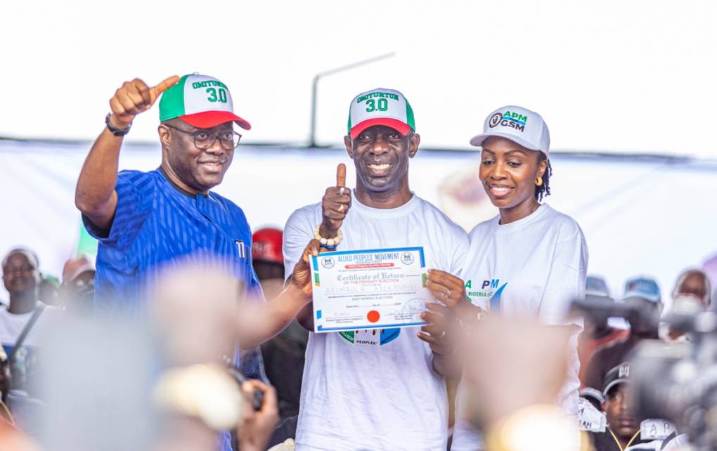 Bimbo Adekanmbi, Seyi Makinde and one other