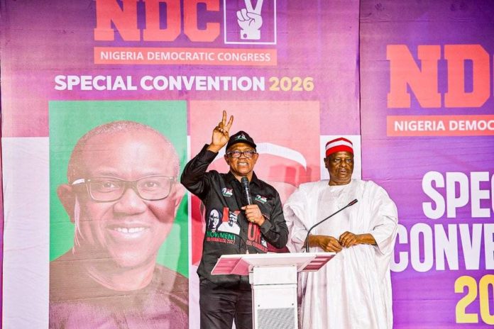 Peter Obi clinches NDC presidential ticket, expresses worry over Nigeria’s security challenges Peter Obi and Rabiu Kwankwaso