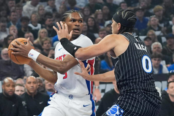 Pistons rally from brink to eliminate Magic and storm into play-offs semi-finals The Pistons are through to the play-offs semi-finals