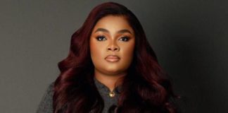 Chaos as Bimbo Ademoye confronts street boys on movie set (VIDEO)