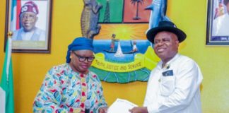Banjul Mayor commends Diri as champion of women’s leadership Mayor of Banjul, Rohey Malick Lowe and Governor Douye Diri of Bayelsa State