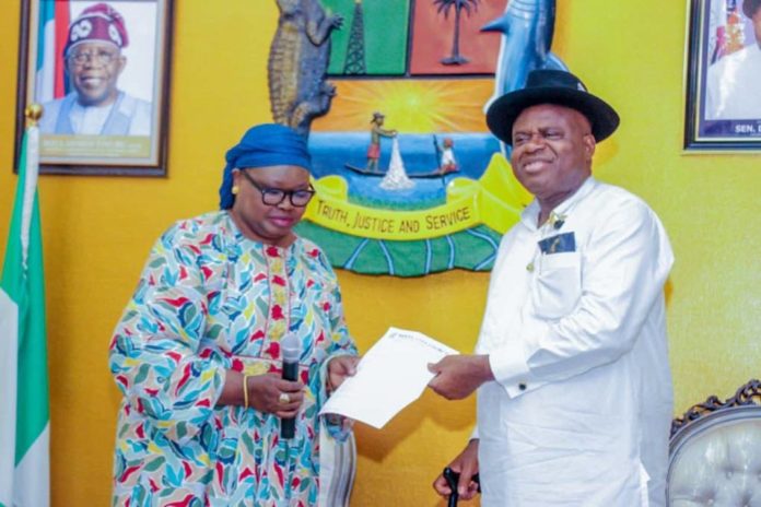 Banjul Mayor commends Diri as champion of women’s leadership Mayor of Banjul, Rohey Malick Lowe and Governor Douye Diri of Bayelsa State