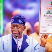 Tinubu wins APC presidential ticket 3 President Bola Tinubu with his certificate of return
