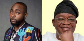 Davido slams Oyetola over alleged political plan amid Osun election tension Davido and Gboyega Oyetola