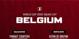 Belgium announce 26‑man squad for 2026 FIFA World Cup