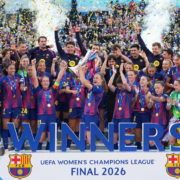 Barcelona crush Lyon to reclaim Women's Champions League title in ruthless style 1 Barcelona Women's team wallop French giants to win 2026 Champions League title