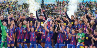 Barcelona crush Lyon to reclaim Women’s Champions League title in ruthless style Barcelona Women's team wallop French giants to win 2026 Champions League title