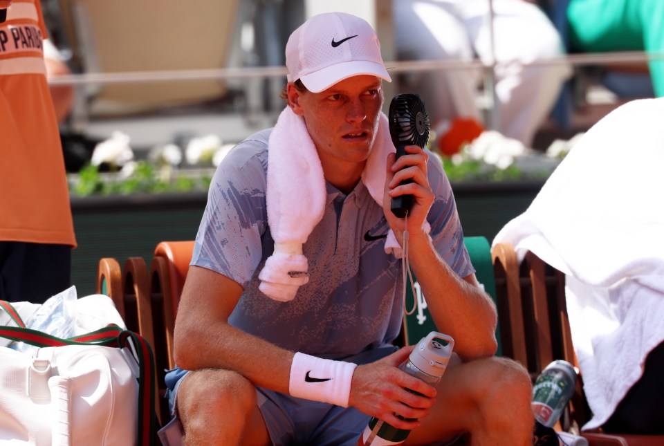 French Open: World number one Sinner stunned as heat and injury end Grand Slam dream 1 epa13000198 jannik sinner italy tries 1084410186