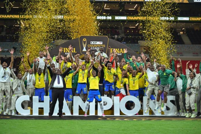 Sundowns win Second CAF Champions League Mokoena Rocket Fires Sundowns To Glory