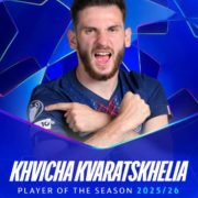 Khvicha Kvaratskhelia wins 2025/26 UCL Player of the Season award 3 Official: Kvaratskhelia Named 2025/26 Champions League Player of the Season