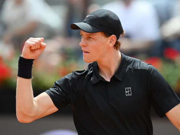 Sinner shatters Djokovic record in Rome Italian Sinner hoping to win the title in front of home fans
