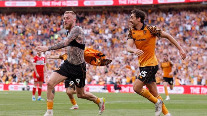 Semi Ajayi helps Hull City reach Premier League as McBurnie’s decider seals promotion Hull City edge Middlesbrough to win the Championship play-off final and promote to the Premier League