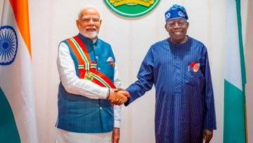 President Bola Tinubu and Indian Prime Minister Narendra Modi President Bola Tinubu and Indian Prime Minister Narendra Modi