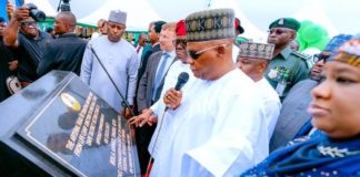 Tinubu commissions Abuja Arterial Road N5, vows to end era of abandoned projects in FCT Kashim Shettima commissioning the road on behalf of Bola Tinubu