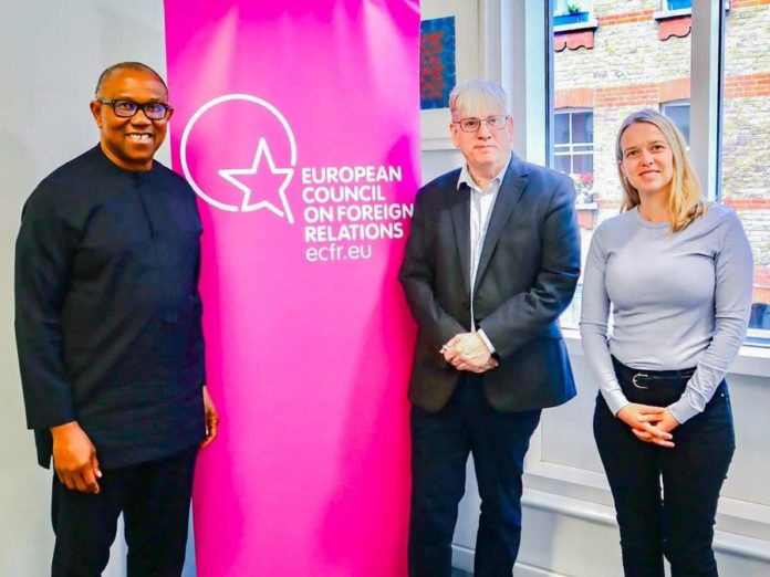 Peter Obi Peter Obi in London
