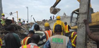 NEMA confirms 17 rescued in Alakija building collapse