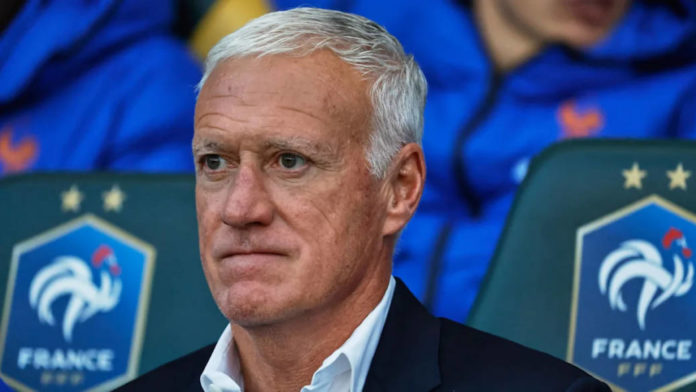 France coach Deschamps to miss World Cup clash following mother’s death Didier Deschamps leaves France camp after mother’s death. (Image source: Yahoo Sports)