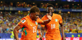 NRTC WEEKLY: Top 5 stories from around the world you may have missed Nottingham Forest midfielder Ibrahim Sangaré (right) celebrates with Diallo after the latter's late winner for Ivory Coast against Ecuador (Image source: Sky Sports)