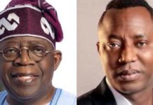 Omoyele Sowore and Bola Tinubu