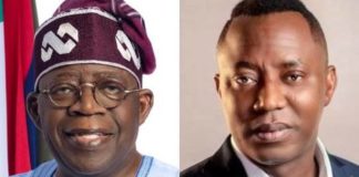 Sowore faults Tinubu’s security strategy, cites failed AI camera, forest guard plans Omoyele Sowore and Bola Tinubu