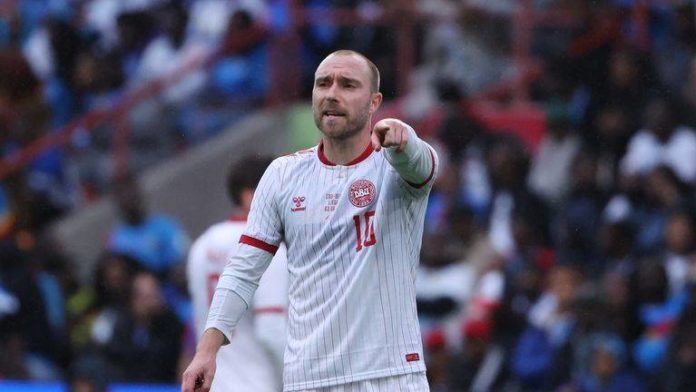 Eriksen collapse halts Denmark clash but star recovers Eriksen collapses during Denmark friendly but regains consciousness, with doctors confirming his condition is stable and under control (Image source: Sky News)