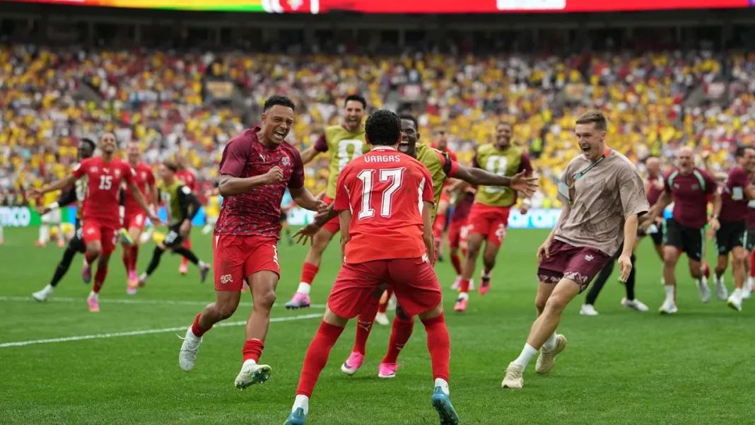 Gregor Kobel shines as Switzerland beat Colombia on penalties to reach World Cup quarter-finals and set up clash with Argentina (Image source: BGNES)
