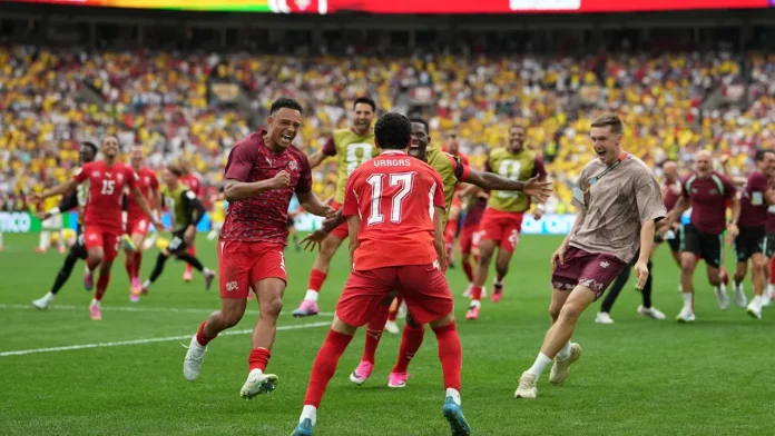 Kobel’s heroics send Switzerland into World Cup quarterfinals as Colombia crumble in shootout agony Gregor Kobel shines as Switzerland beat Colombia on penalties to reach World Cup quarter-finals and set up clash with Argentina (Image source: BGNES)