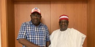 2027: INEC uploads Kwankwaso’s name as NDC VP candidate – Dickson Seriake Dickson and Rabiu Kwankwaso