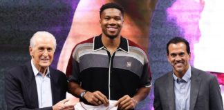 Miami Heat unveil Giannis Antetokounmpo after blockbuster move from Bucks Now, as anticipation builds, Antetokounmpo is eager to create new memories in Miami.Giannis Antetokounmpo unveils new No. 7 jersey at Miami Heat debut