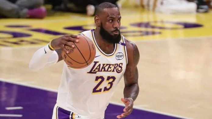 NBA legend LeBron James bids farewell to LA Lakers after eight years LeBron James (Image source: BBC)