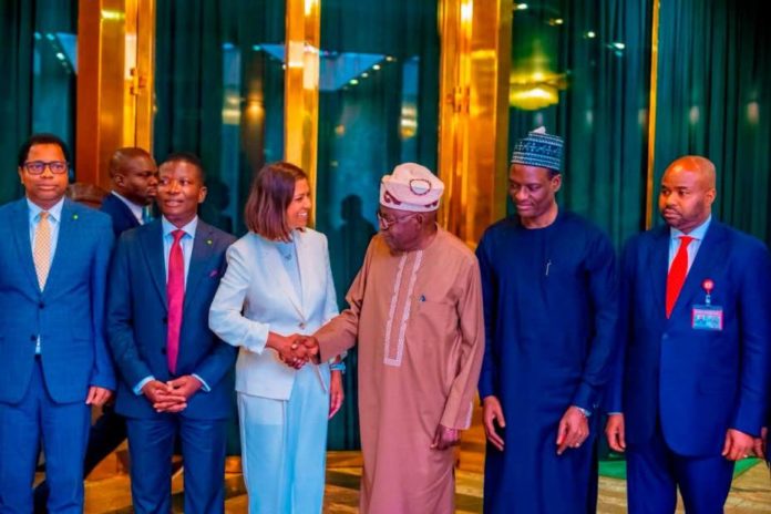 Tinubu assures Deloitte Africa of steady economic growth following difficult reforms Bola Tinubu with the Deloitte Africa executives