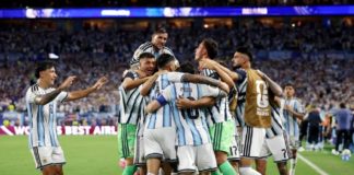 Argentina survive Cape Verde scare to reach last 16 after extra-time drama Argentina survive Cape Verde scare with late own goal in extra time (Image source: Reuters)