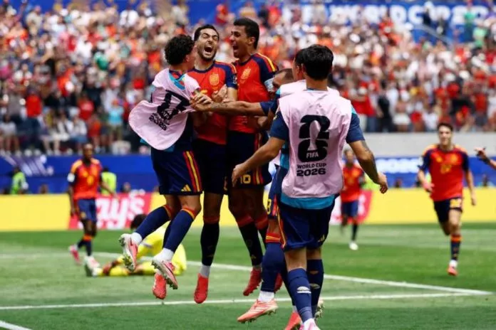 Merino delivers another late goal as Spain eliminate Belgium to secure World Cup semi-final place Mikel Merino strikes late again as Spain edge Belgium 2-1, setting up a thrilling 2026 World Cup semi-final clash with France (Image source: Flashscore)