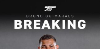 Arsenal agree €90m Bruno Guimarães deal with medical scheduled Bruno Guimarães to Arsenal: £77m transfer agreed, five-year contract