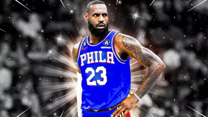 LeBron James signs with Philadelphia 76ers for final NBA season LeBron James joins the Philadelphia 76ers on a two-year deal, taking a massive pay cut for his final NBA championship run (Image source: YouTube)
