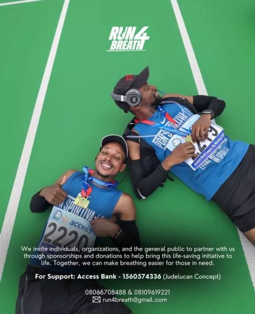 Ogedegbe, Jude to run 126km for asthma awareness campaign 1 IMG 20260803 WA0004