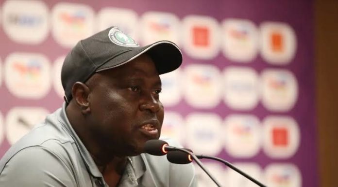 Madugu fires back at critics ahead of Super Falcons’ crucial Zambia clash Super Falcons coach Justine Madugu defends tactics following Nigeria's shock WAFCON loss to Malawi as Zambia clash looms (Image source: Sports247 Nigeria)
