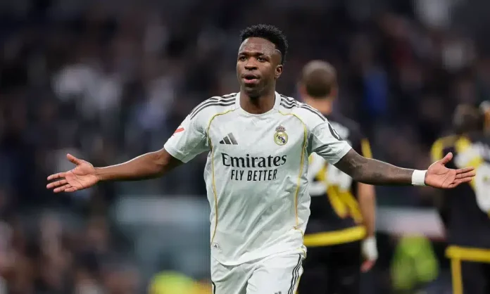 Real Madrid resume Vinicius Jr contract talks as Arsenal stand by Arsenal target Vinicius Jr as Real Madrid contract negotiations hit a critical phase (Image Source: Naija News)