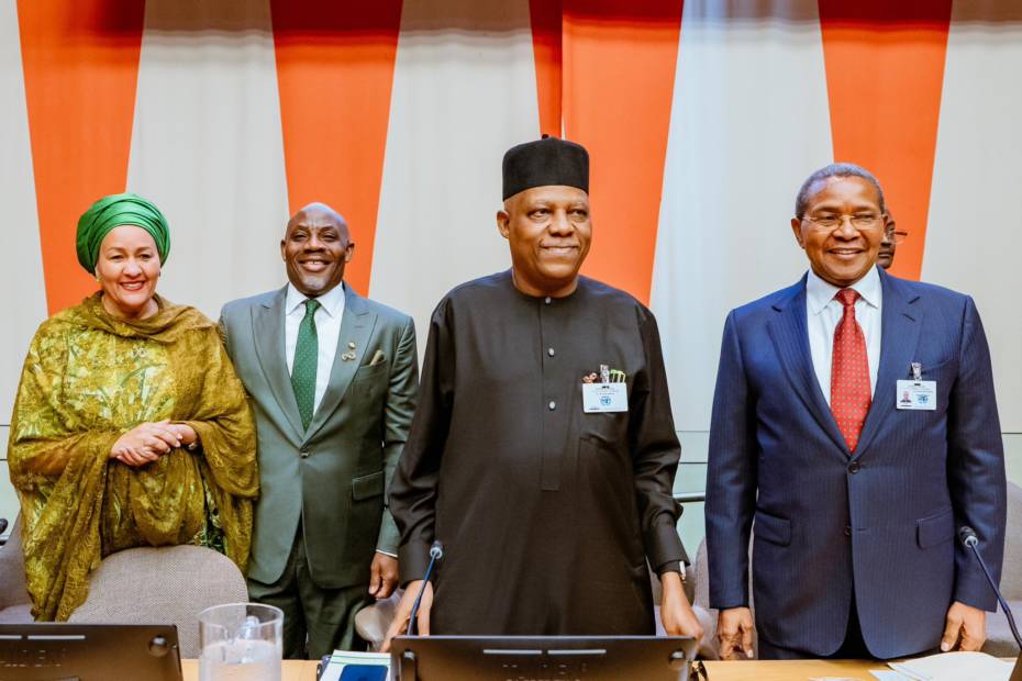 Nigeria’s Vice President Kashim Shettima and others at UNGA