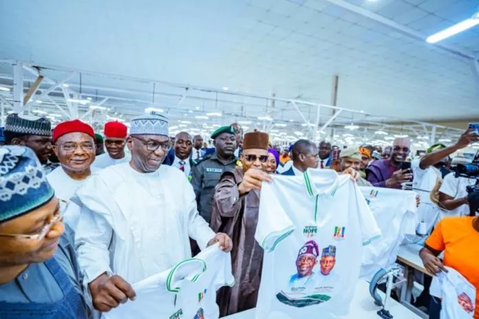 Shettima commissions 4,000-capacity garment factory, 11-storey revenue house in Kwara Vice President Kashim Shettima in Kwara State