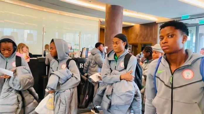 U-20 Women’s World Cup: Falconets arrive Bielsko-Biala for England battle Falconets arrive in Bielsko-Biala to face England in the U20 Women's World Cup, with coach Aduku confident of victory (Image: Super Falcons Show)