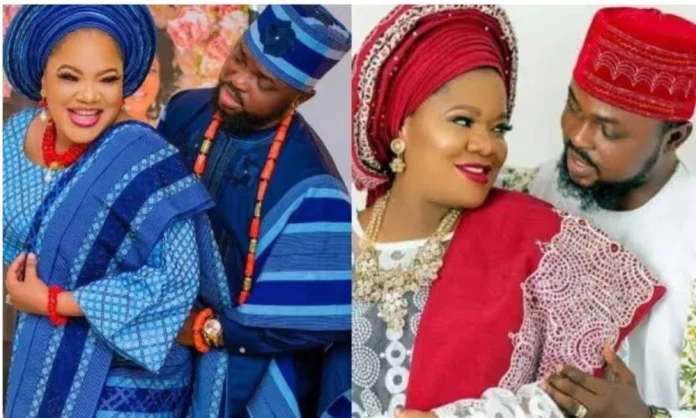 Toyin Abraham reacts to alleged marital crisis with Kolawole Ajeyemi Kolawole Ajeyemi and Toyin Abraham