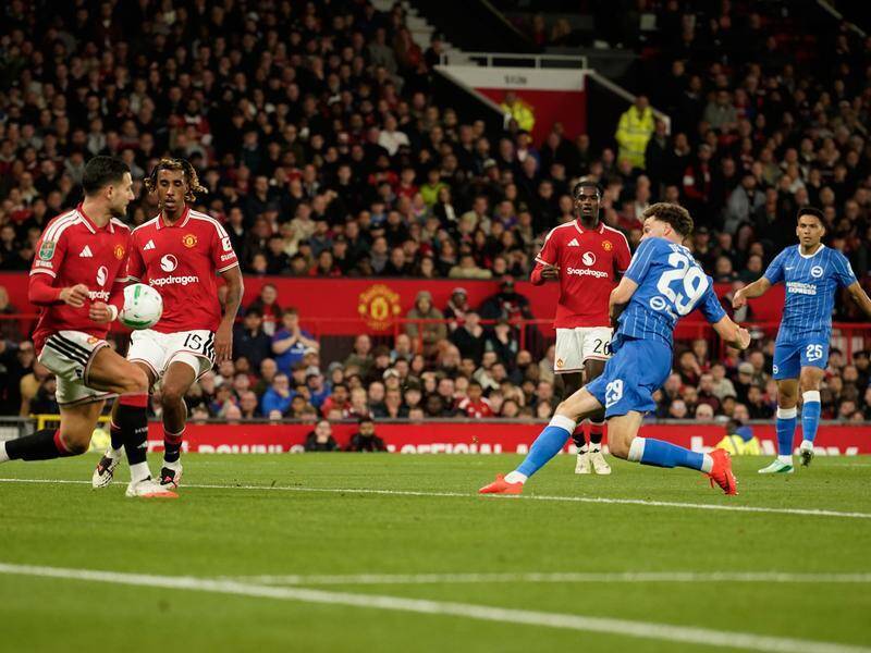 EFL Cup: Brighton stage incredible comeback to eliminate Manchester United 1